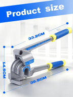 3-in-1 Manual Tube Bender for 1/4" 3/8" 1/2" Pipes
