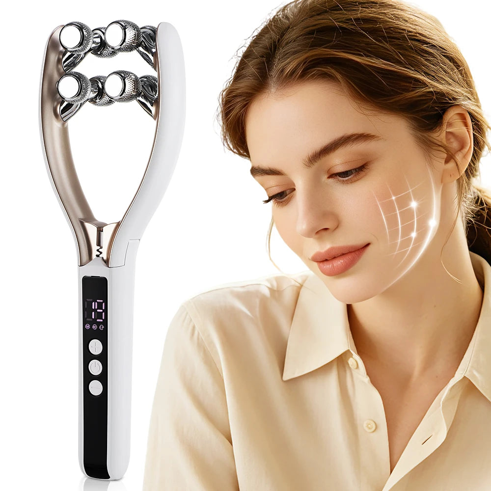 Microcurrent Facial V-Shape Lifting and Sculpting Massager - 7