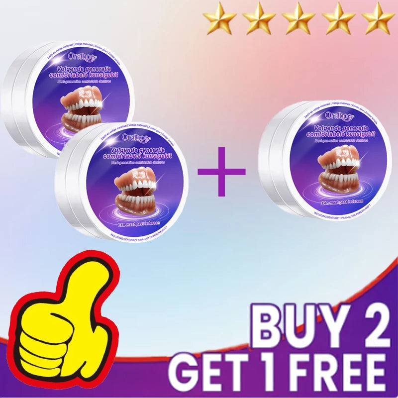 Flexible Silicone Denture Set for Natural Smile Replacement