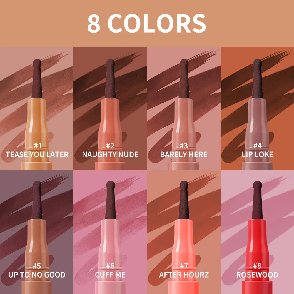 Waterproof Long-Lasting Felt-Tip Lip Liner Stain - 1