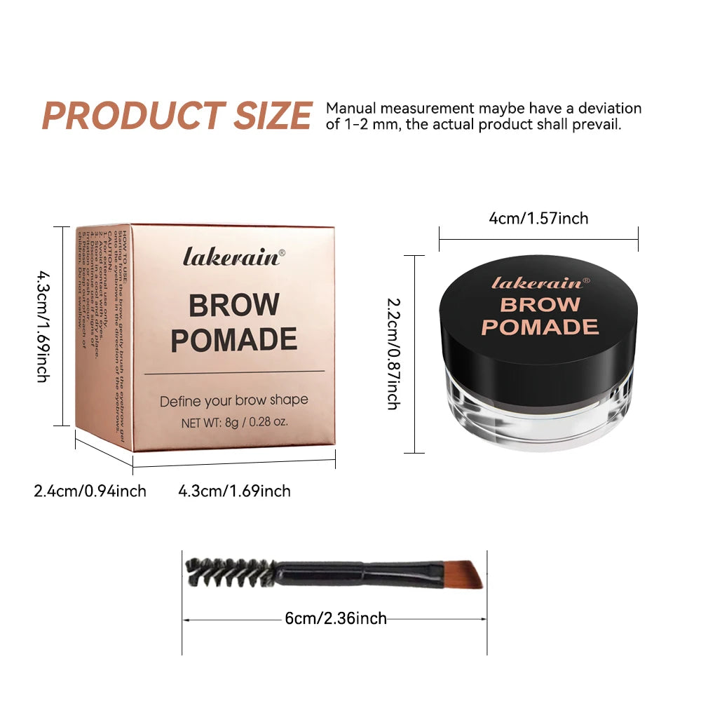 Waterproof Eyebrow Pomade Styling Cream - 7