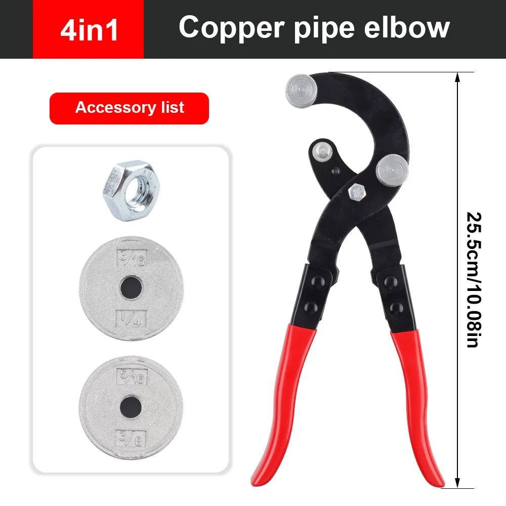 4-in-1 Manual Tube Bending Pliers for Brake and Fuel Lines - 9