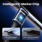 100W USB-C to USB-C Fast Charging and Data Sync Cable