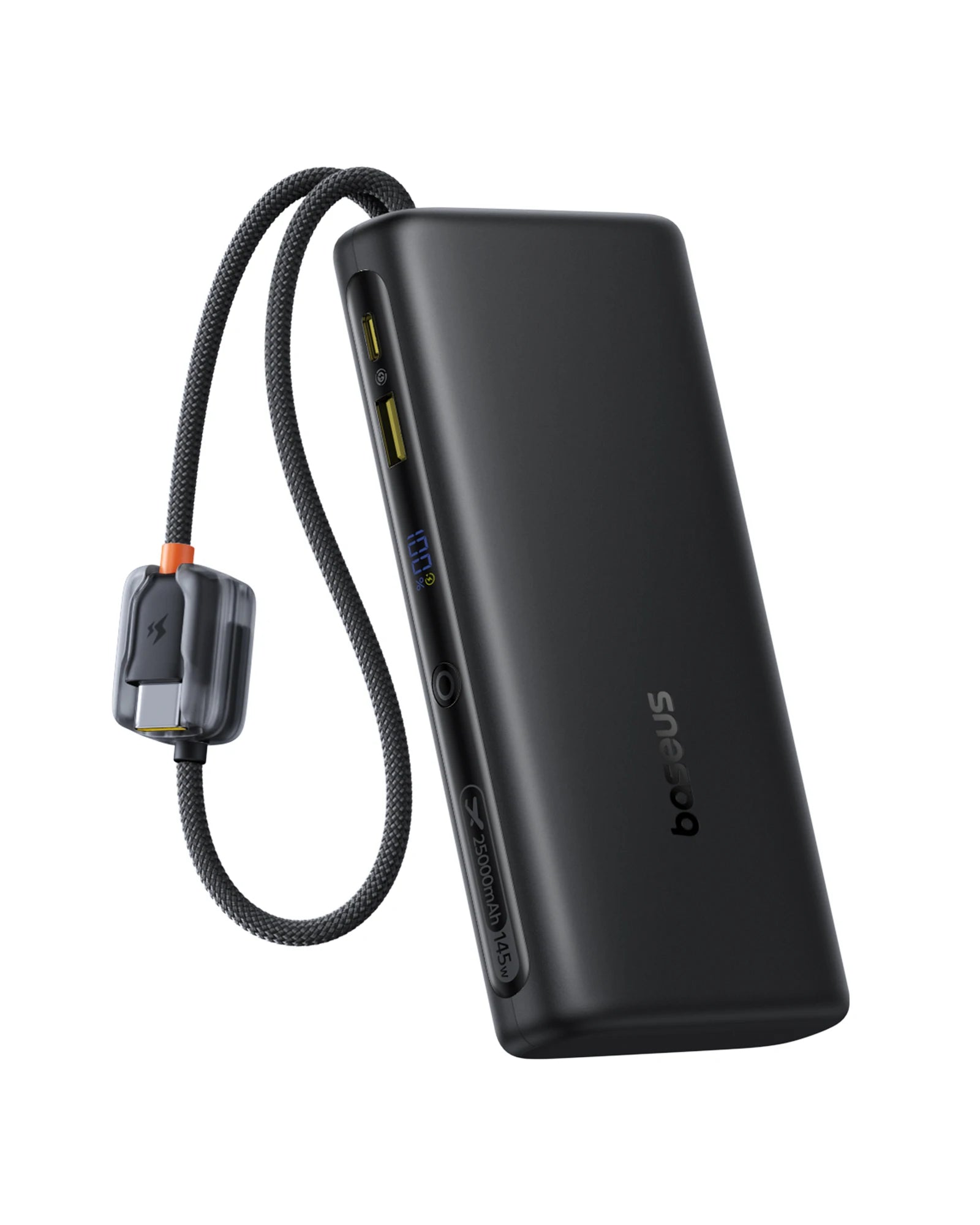 145W Fast Charging 25000mAh Power Bank with Built-in Cables - 25