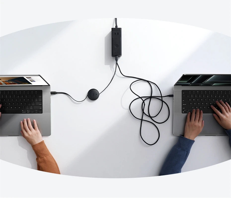 60W Retractable USB-C Fast Charging Cable