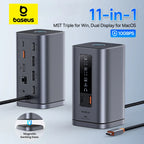 11-in-1 USB-C Triple Display Docking Station 4K 60Hz