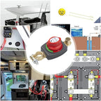 12V-48V Battery Disconnect Rotary Switch for Car RV Boat and Truck