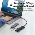 4-in-1 USB-C to USB 3.0 Multi-Port Adapter Hub