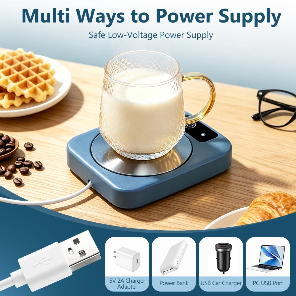 Electric Constant Temperature Mug Warmer for Desk