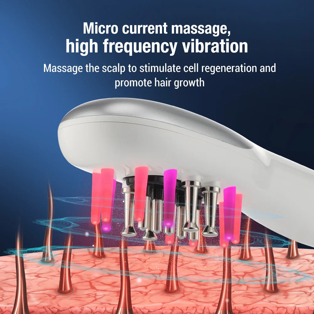 Electric Scalp Massager and Hair Oil Applicator Comb - 3