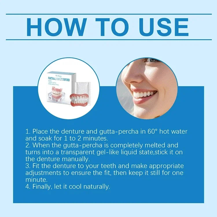 Instant Silicone Veneer Dentures for a Confident Smile