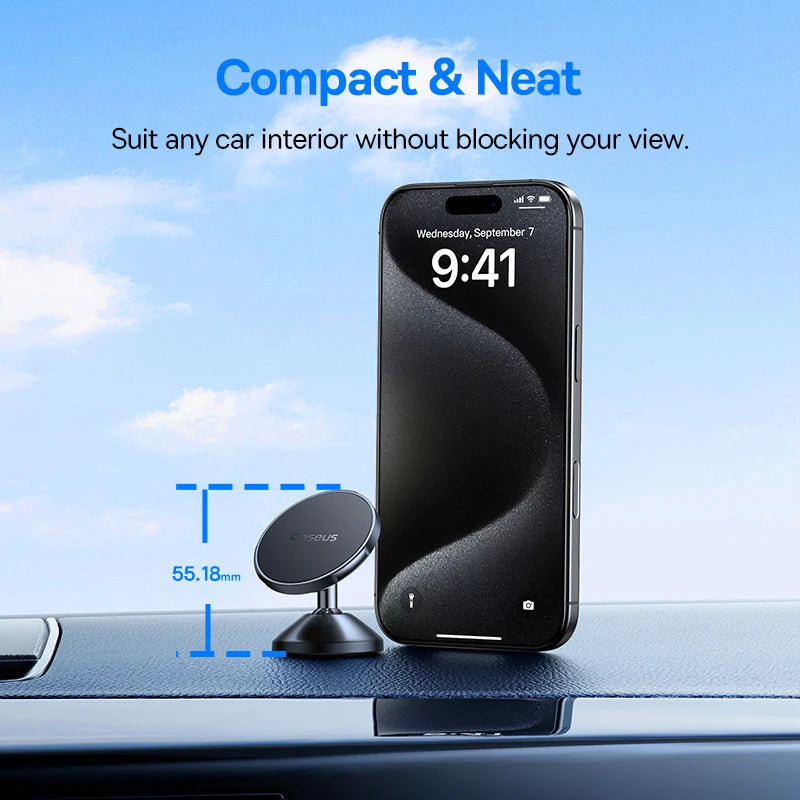 Magnetic Dashboard Car Phone Holder with Full Rotation - 4