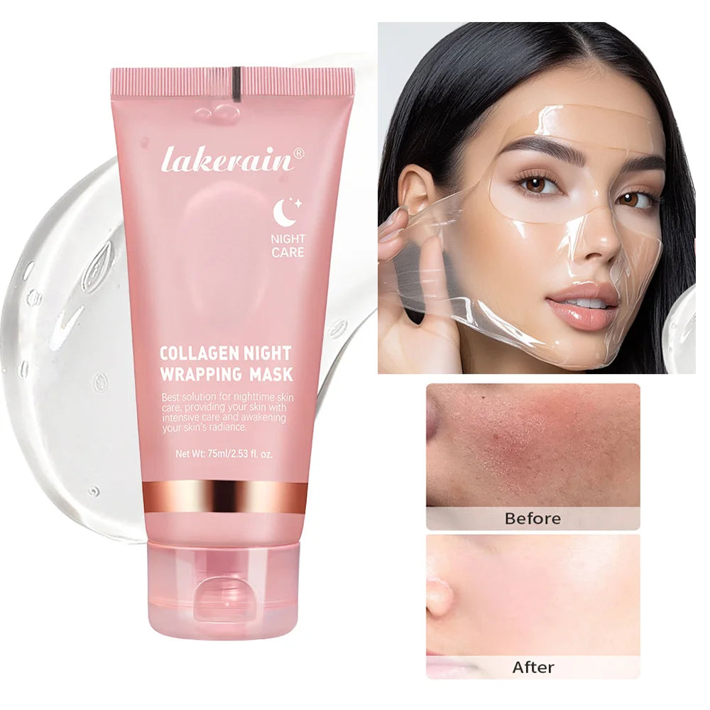 Collagen Peel-Off Night Wrapping Mask for Skin Hydration - 2