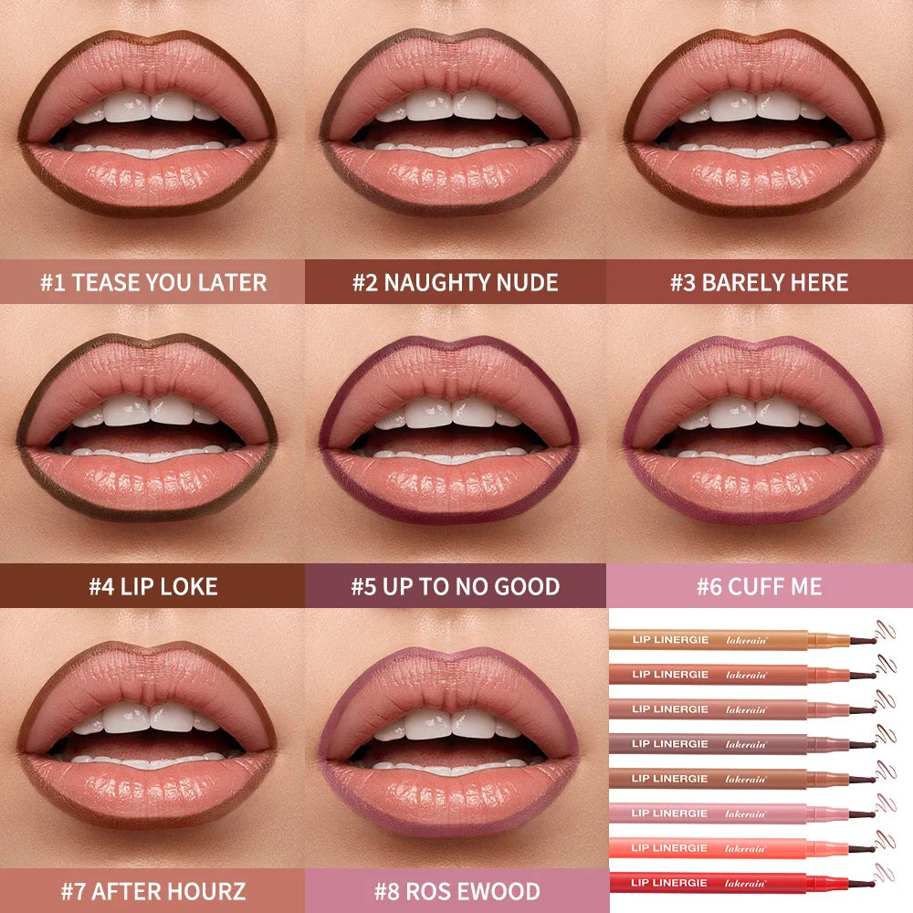 Waterproof Felt-Tip Lip Liner for Sculpting and Contouring - 4