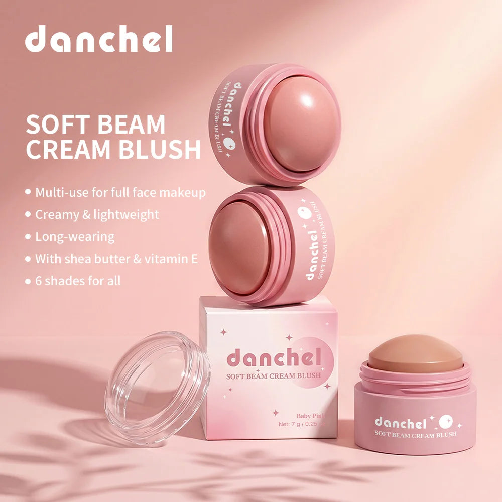 Soft Cream Blush for Cheeks, Lips, and Eyes - 4