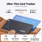 Slim Smart Bluetooth Tracker Card for Wallets and Luggage