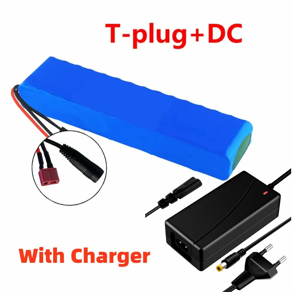 48V 50Ah Rechargeable Lithium-Ion Battery Pack with Charger