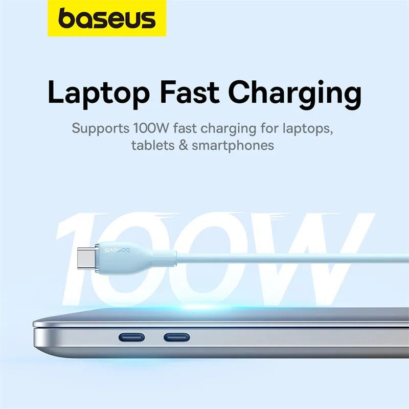 100W USB-C to USB-C Fast Charging Data Cable - 3