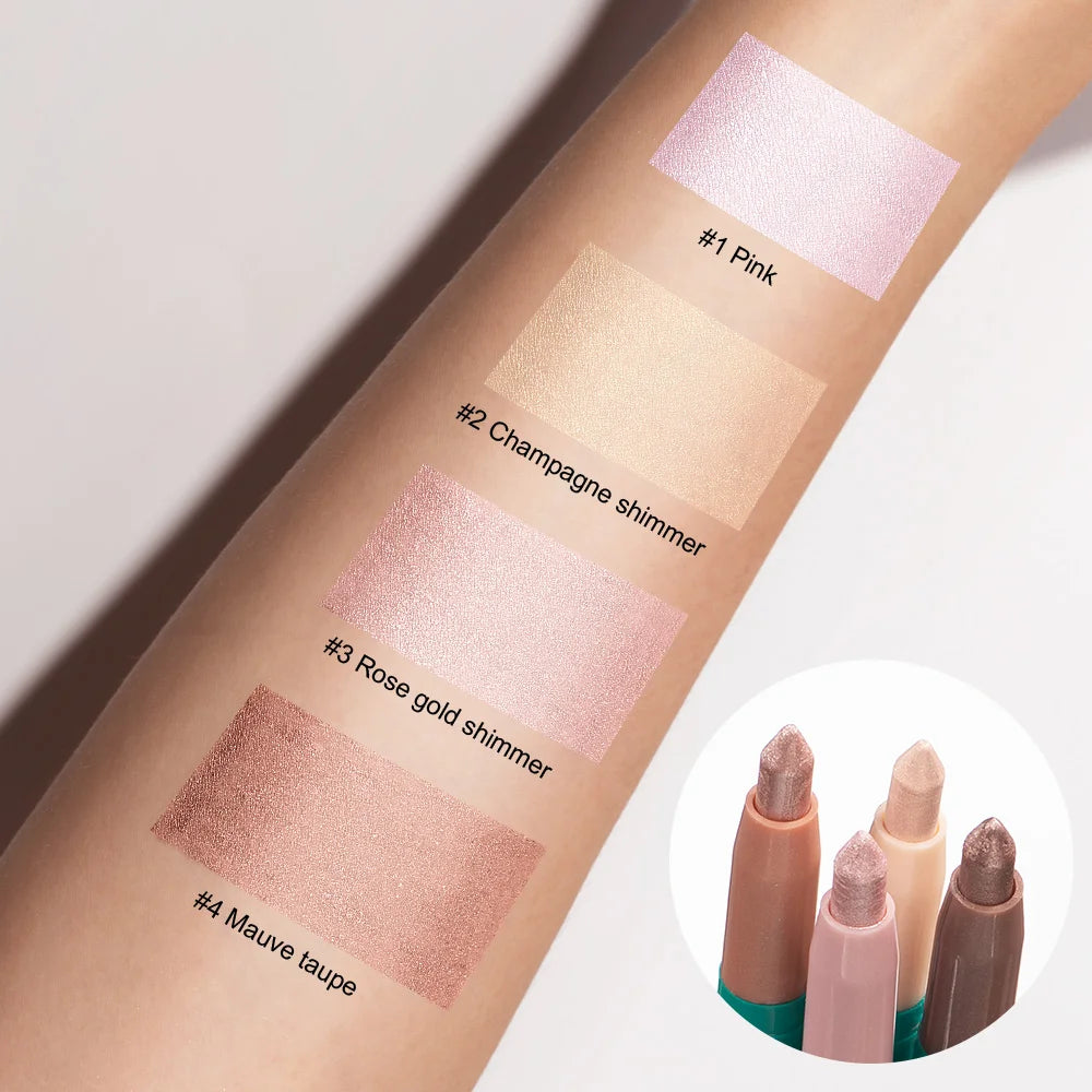 Waterproof Shimmer Eyeshadow Brightener Stick - 4