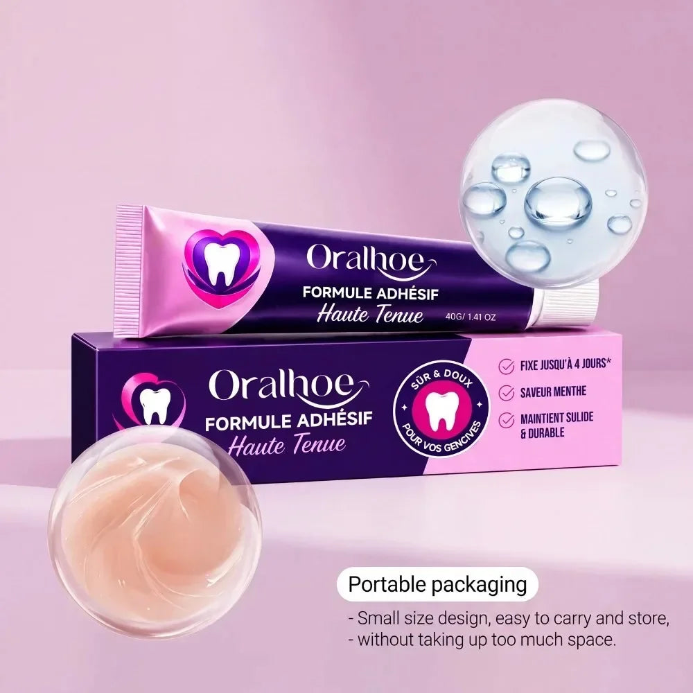 Soft Silicone Denture Adhesive and Reline Cushion