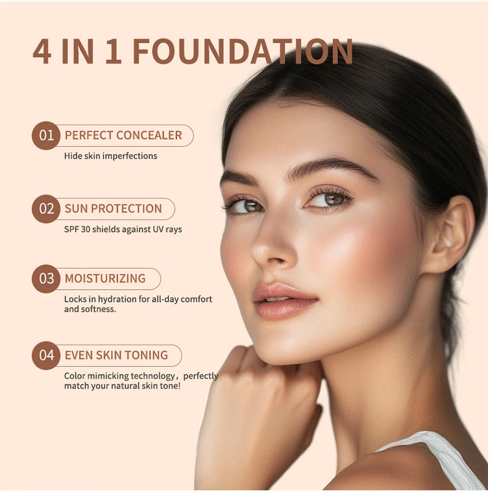 Color-Changing 4-in-1 Skin Tone Adjusting Foundation with SPF 30 - 9