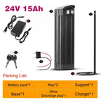 Silverfish E-Bike Lithium Battery Pack for 36V 48V Electric Bicycles