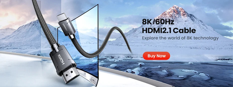 Mini HDMI Male to HDMI Female 4K Adapter Cable - 7