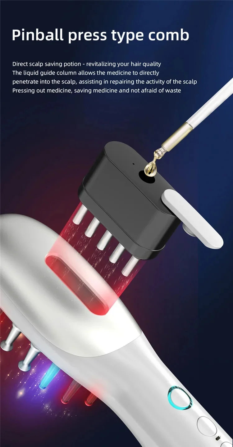Electric Scalp Massager and Hair Oil Applicator Comb - 17