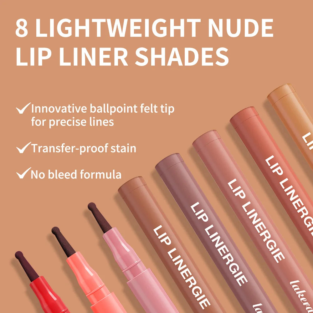 Waterproof Long-Lasting Felt-Tip Lip Liner Stain