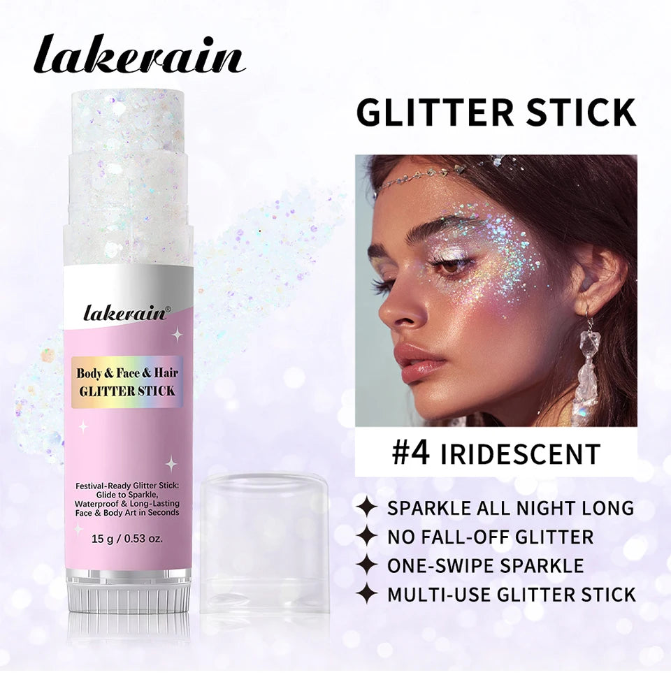 Glitter Highlighter Stick for Face Body and Hair
