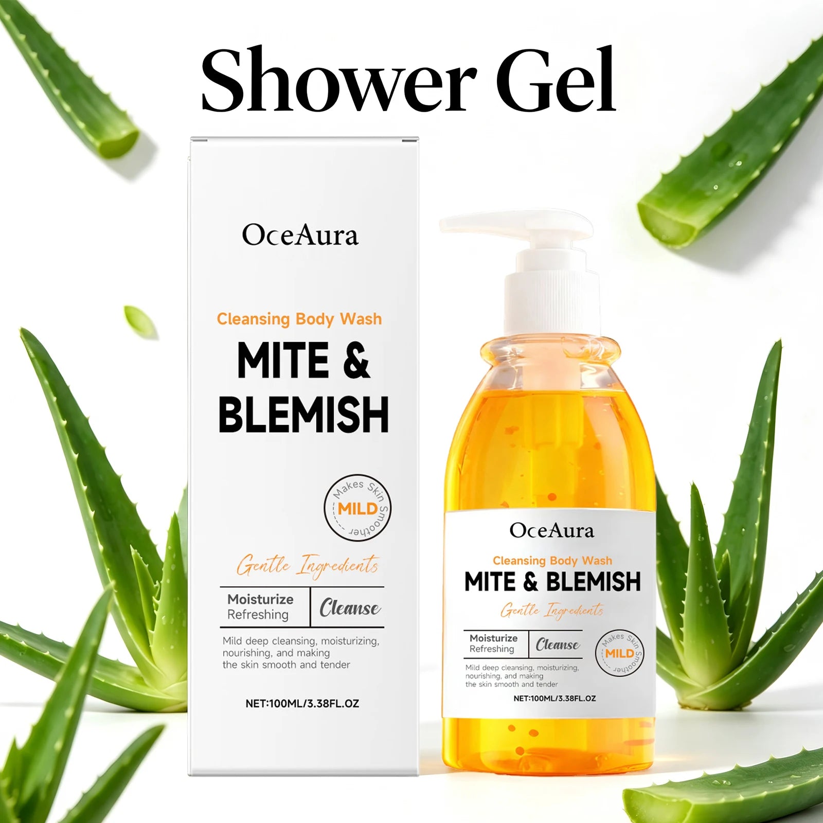 Anti-Mite and Acne Control Cleansing Body Wash - 3