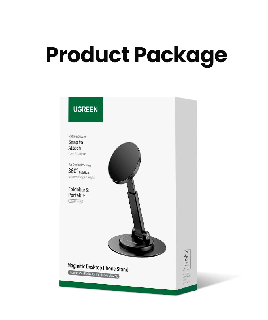 Magnetic 360° Rotating Desktop Phone Stand
