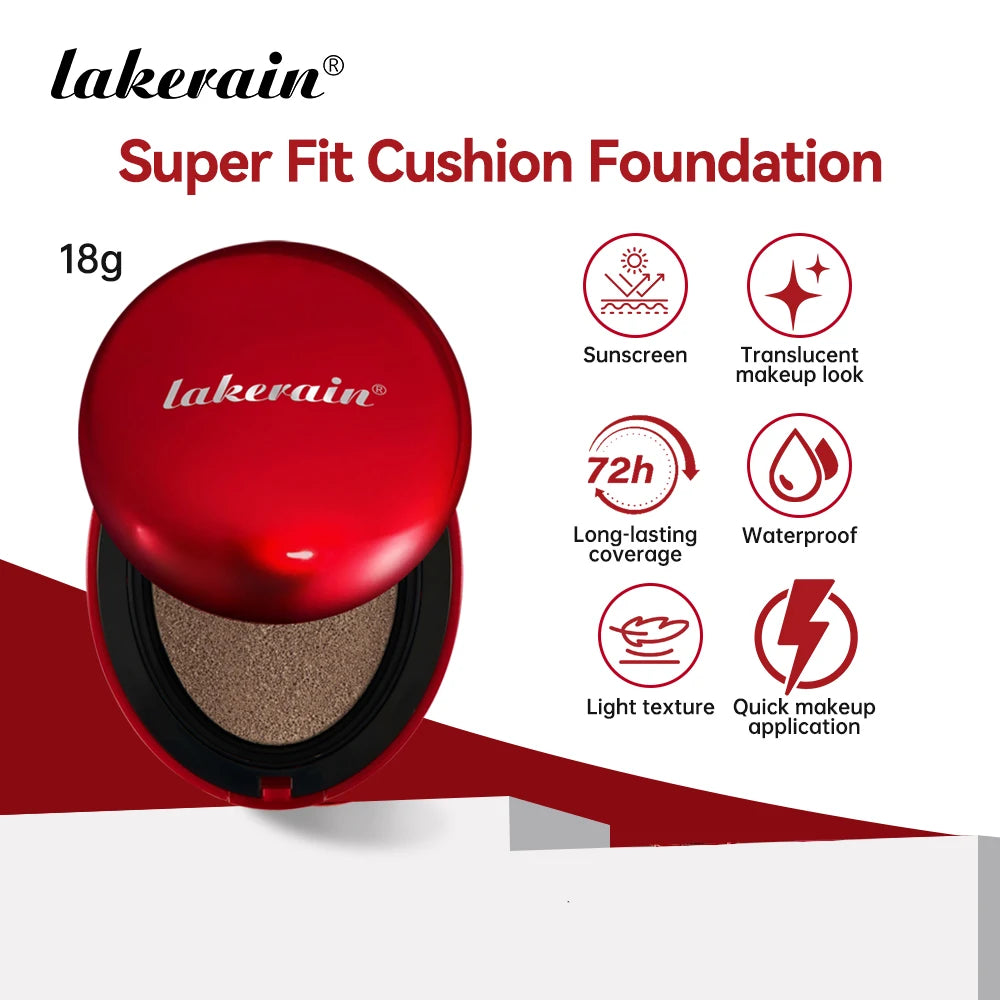 Waterproof Long-Lasting Cushion Foundation with Sun Protection