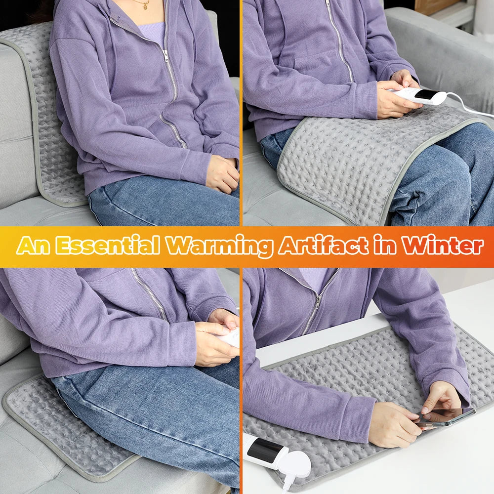 Electric Heating Pad for Pain Relief and Comfort - 12