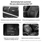 3 Speed USB Powered Car Seat Back Cooling Fan for Headrest