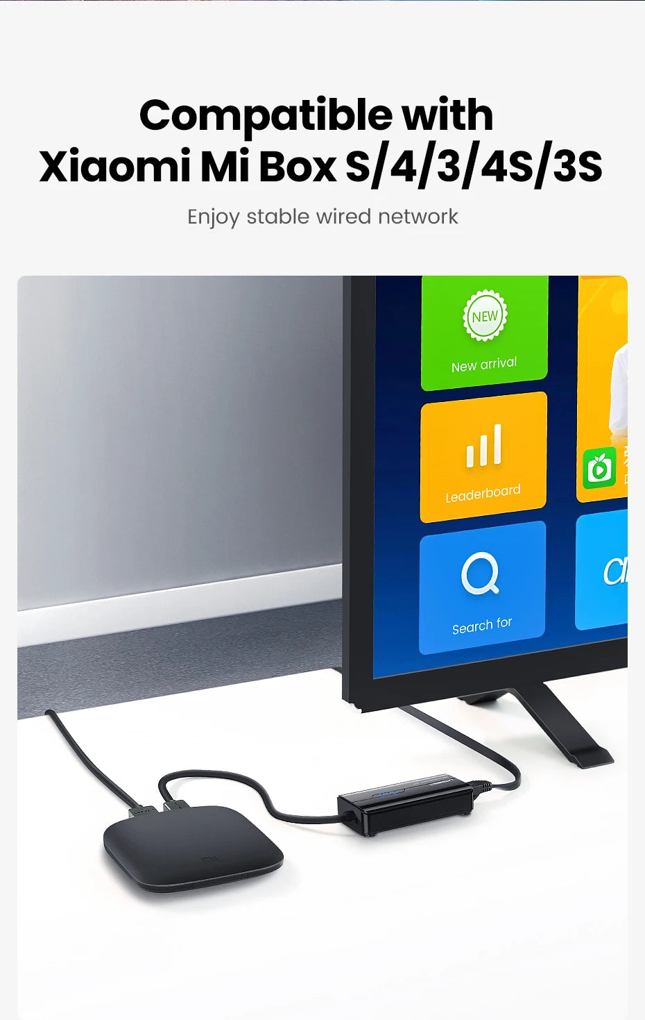 USB 3.0 to Gigabit Ethernet Adapter and 3-Port USB Hub