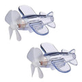 2pcs Wind Powered LED Airplane Decor for Motorcycle Car and Bicycle