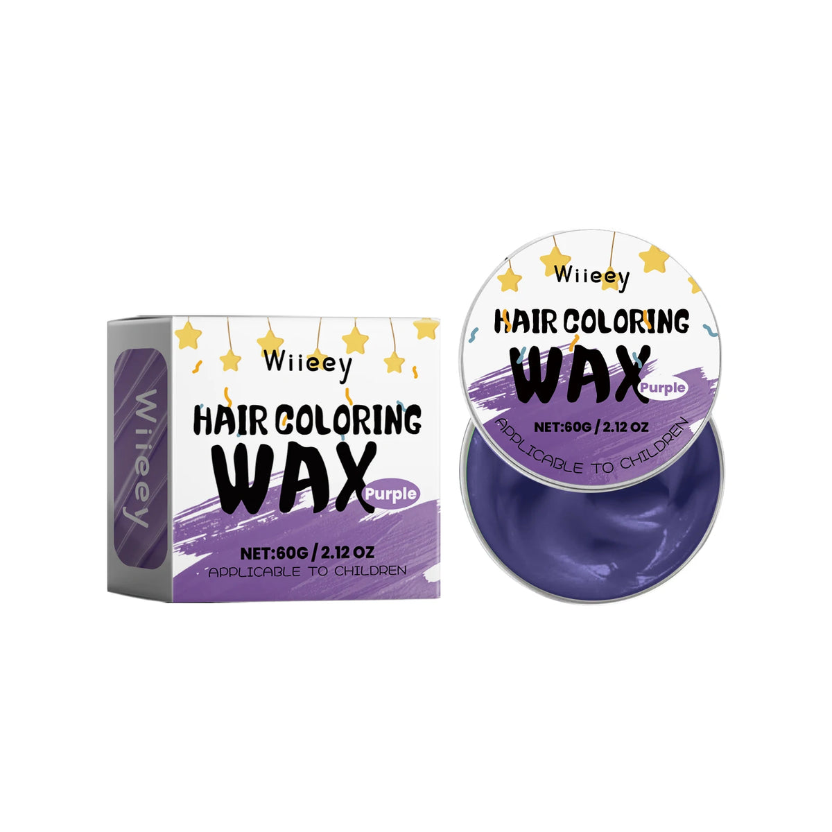 Temporary Hair Color Wax for Kids and Party Styling