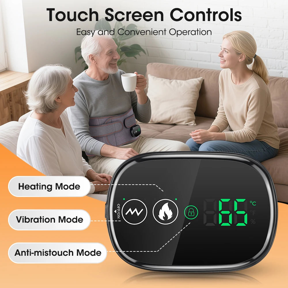 Cordless Heated Vibration Waist Massage Belt - 5