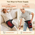 Red Light Therapy Heated Hip Support Wrap