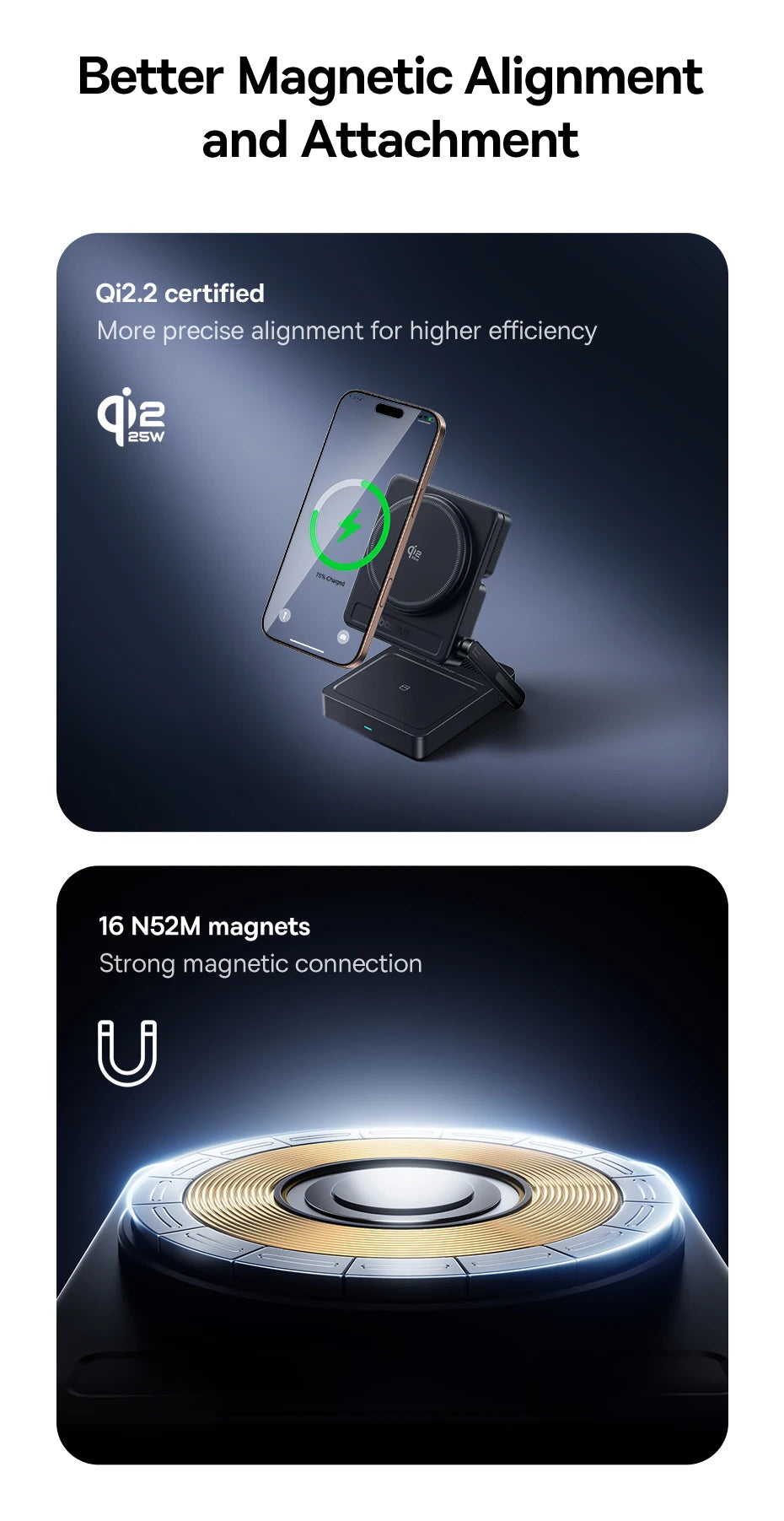 3-in-1 Foldable Magnetic Wireless Charging Station for Apple Devices - 15