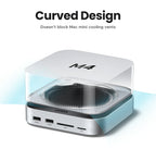 10-in-1 Docking Station for Mac Mini M4 with M.2 NVMe SSD Slot