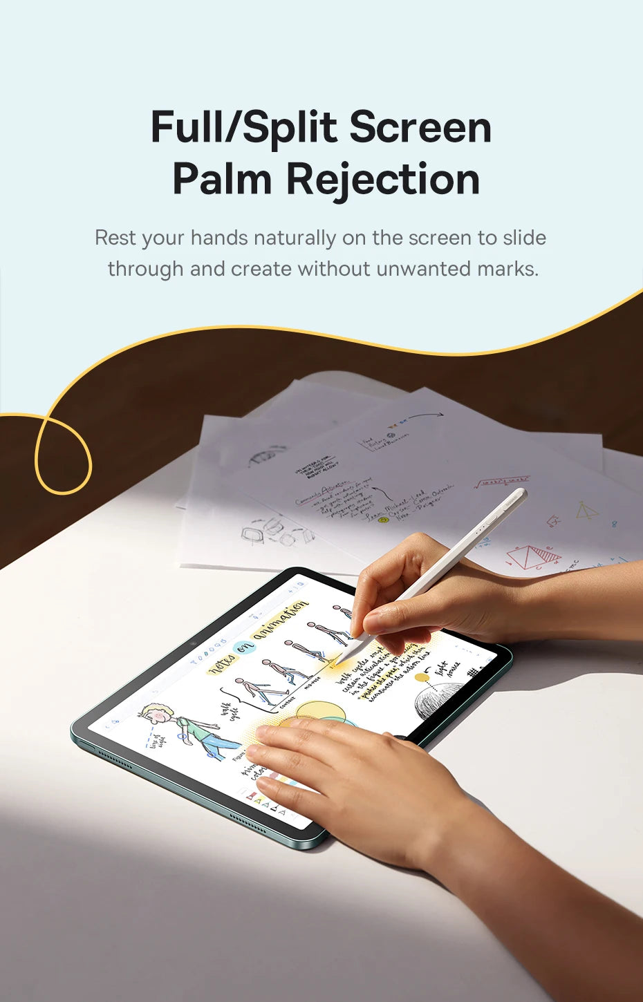 Active Stylus Pen for iPad with Tilt Sensitivity