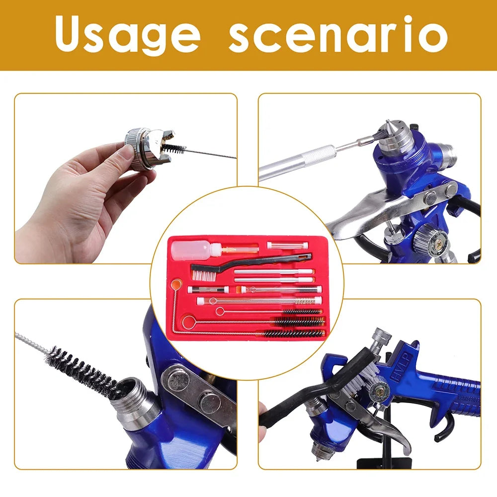 23-Piece Airbrush and Spray Gun Cleaning Tool Kit - 6