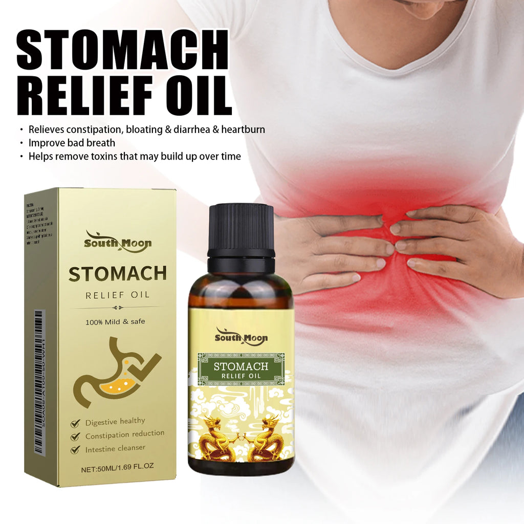 Herbal Abdominal Massage Oil for Digestive Relief
