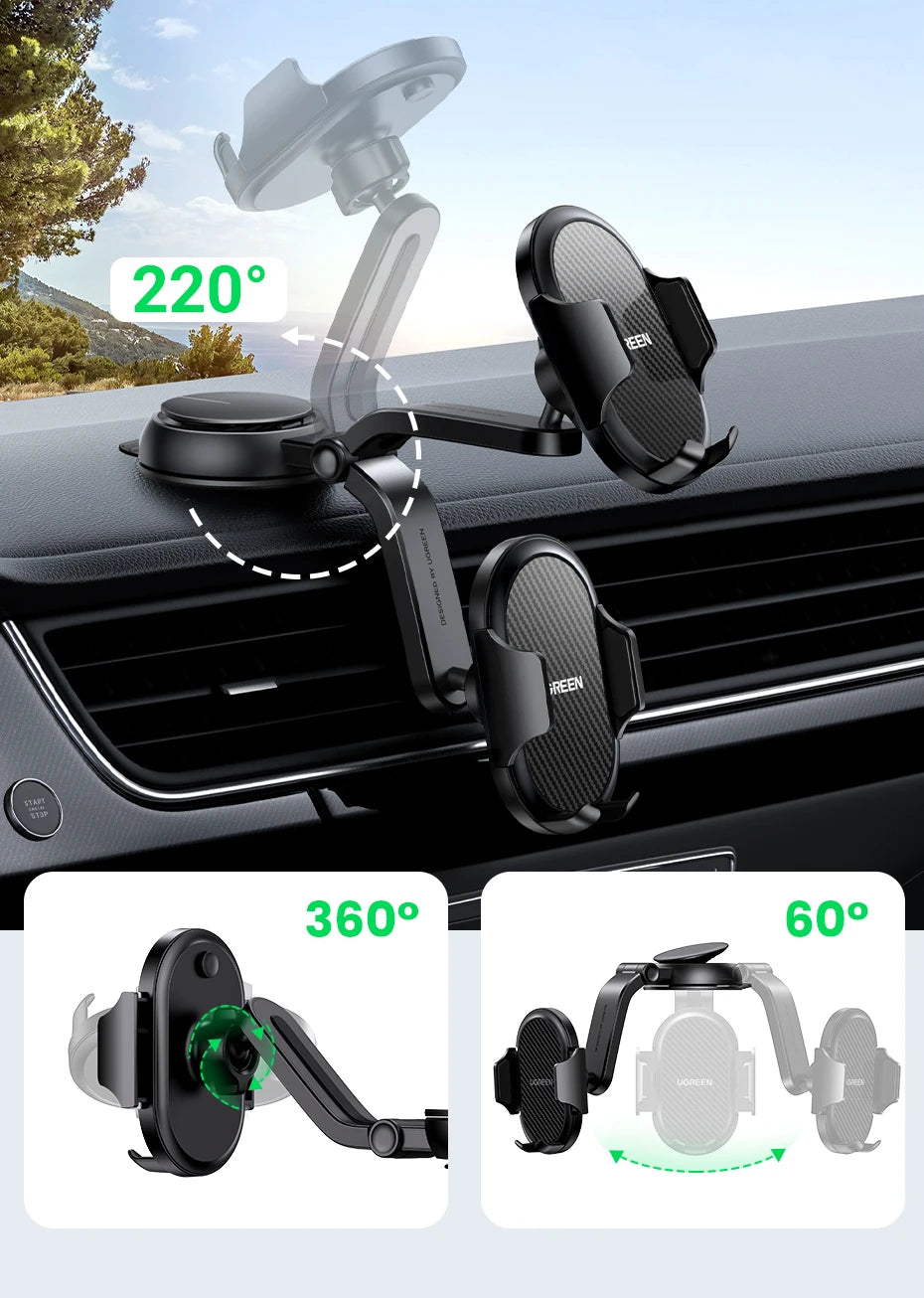 Adjustable Dashboard Car Phone Mount Holder
