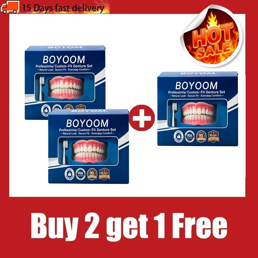 Comfortable Silicone Simulation Dentures for a Natural Smile - 8