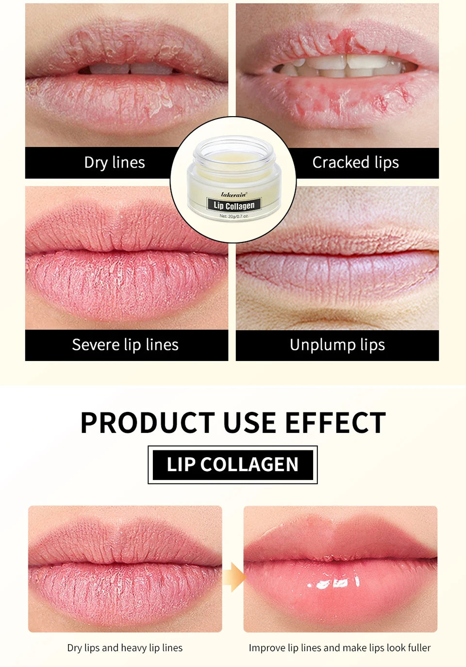 Collagen Hydrating Lip Sleeping Mask for Dry Lips - 12