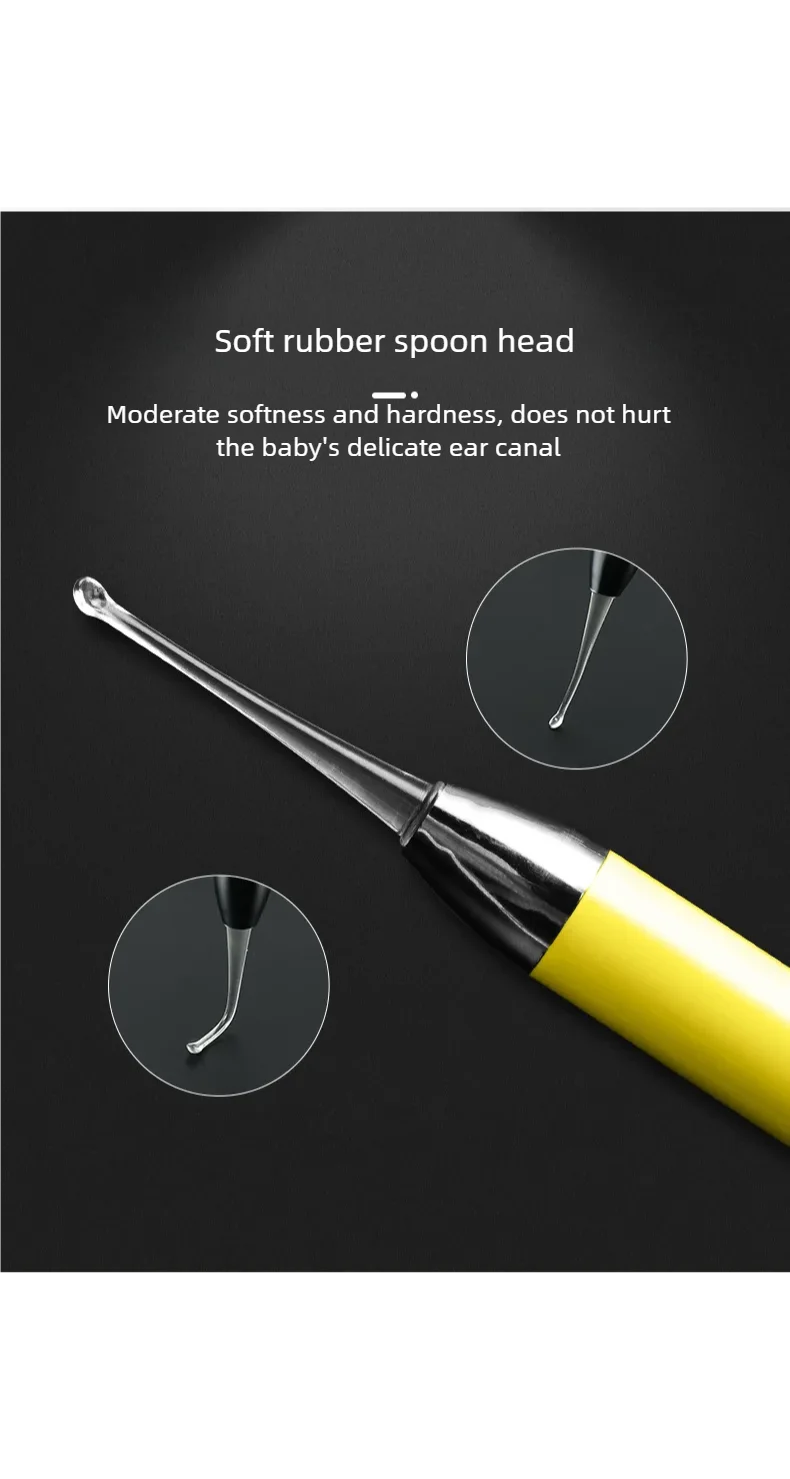 LED Illuminated Ear Wax Removal Tool Kit for Adults and Kids