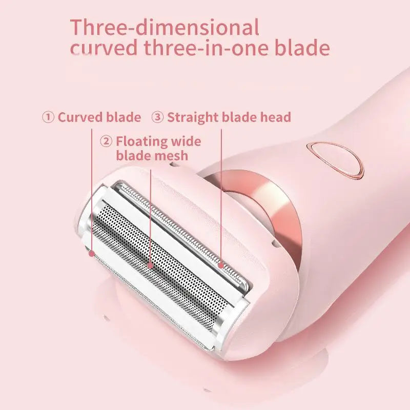 Electric Women's Body and Facial Hair Shaver